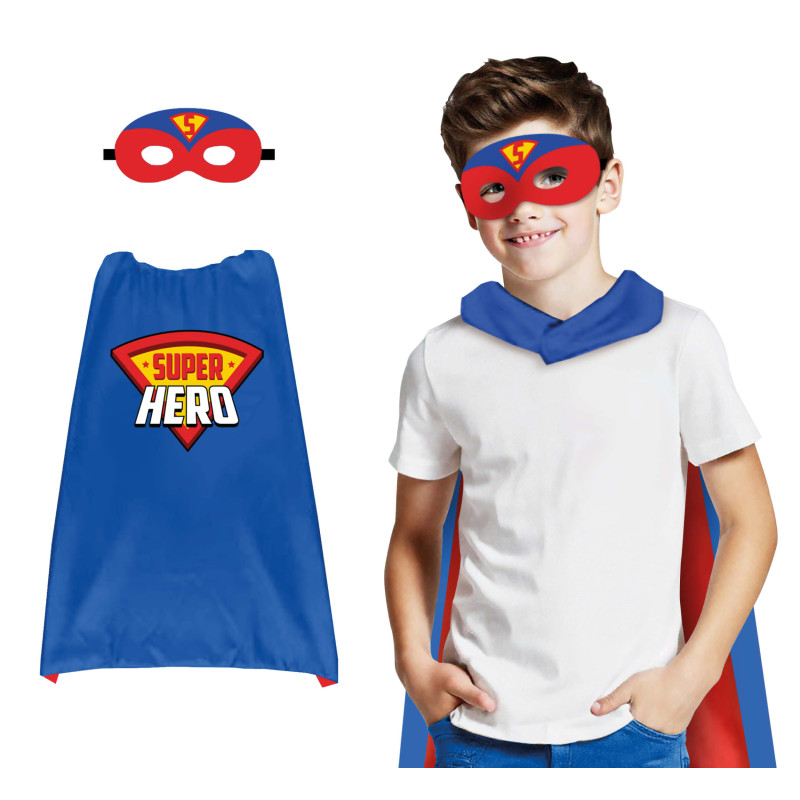 Maska a plášť superhrdinu